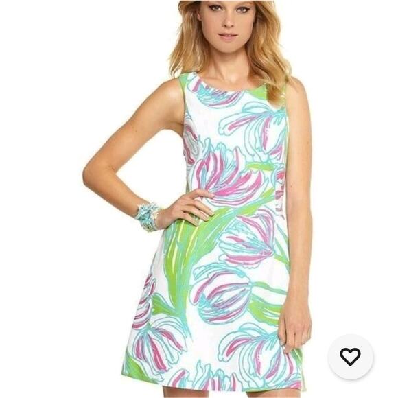 Lily Pulitzer Bella Ring The Bellboy Floral Print Summer Dress - Picture 3 of 7